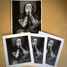 Load image into Gallery viewer, Portrait Print Guitar