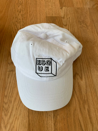 Esque Recs Dad Hat ( White)